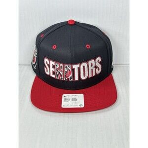 Nike Pro Washington Senators Hat Cap Cooperstown Snapback Navy Retro Patch NWT